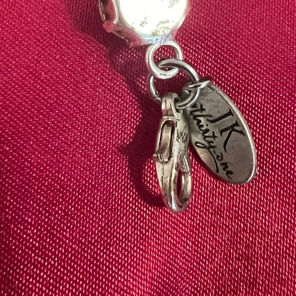 JK Rhinestone Necklace - Picture 2 of 4